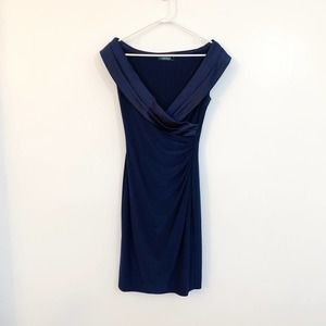 Lauren Ralph Lauren Cold Shoulder Ruched Dress